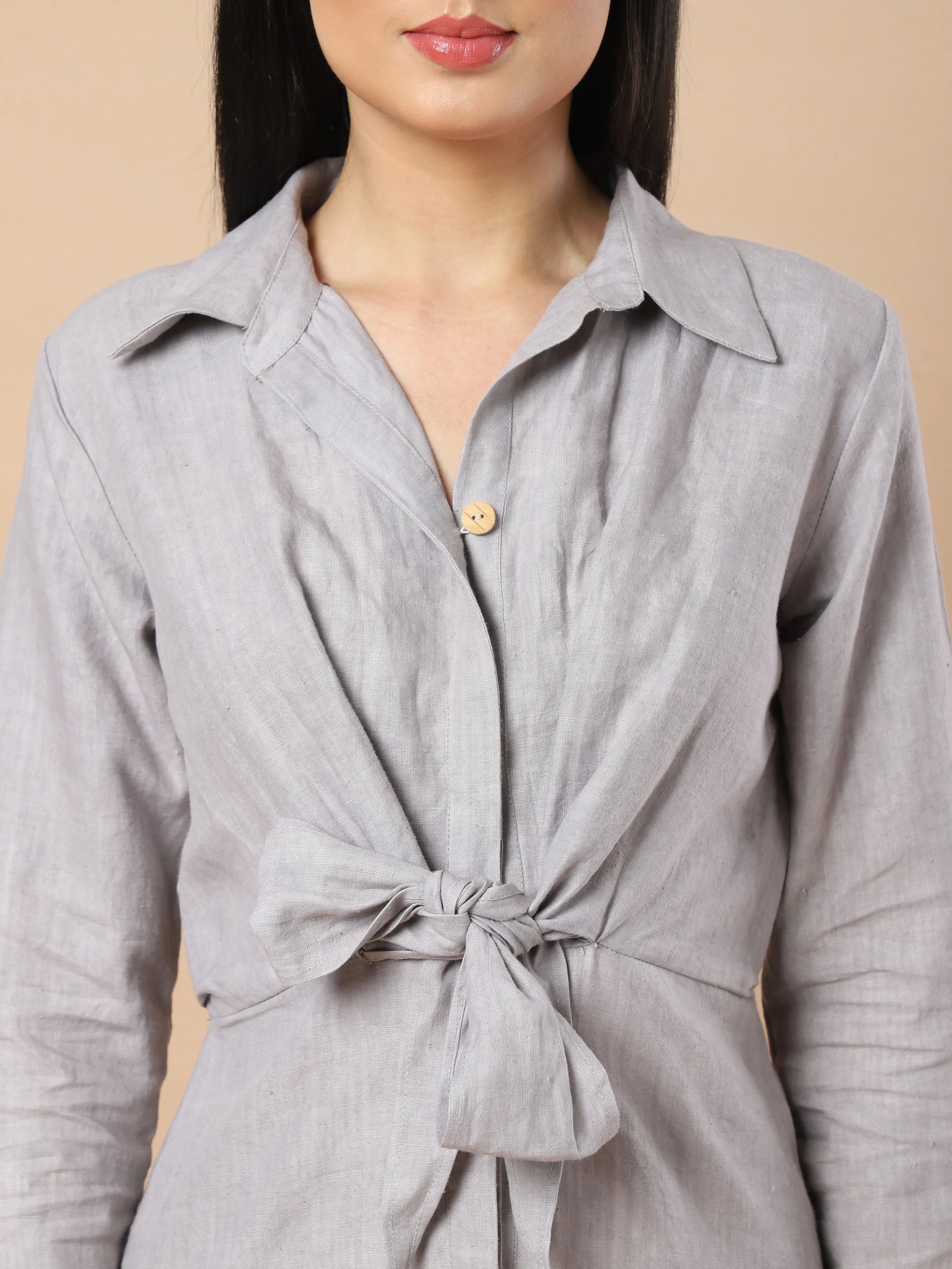 Hemp Shirt Dress