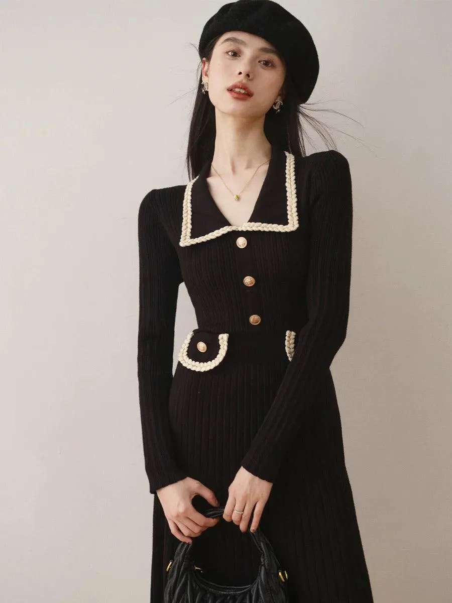 Huller Woolen Bodycon Dress