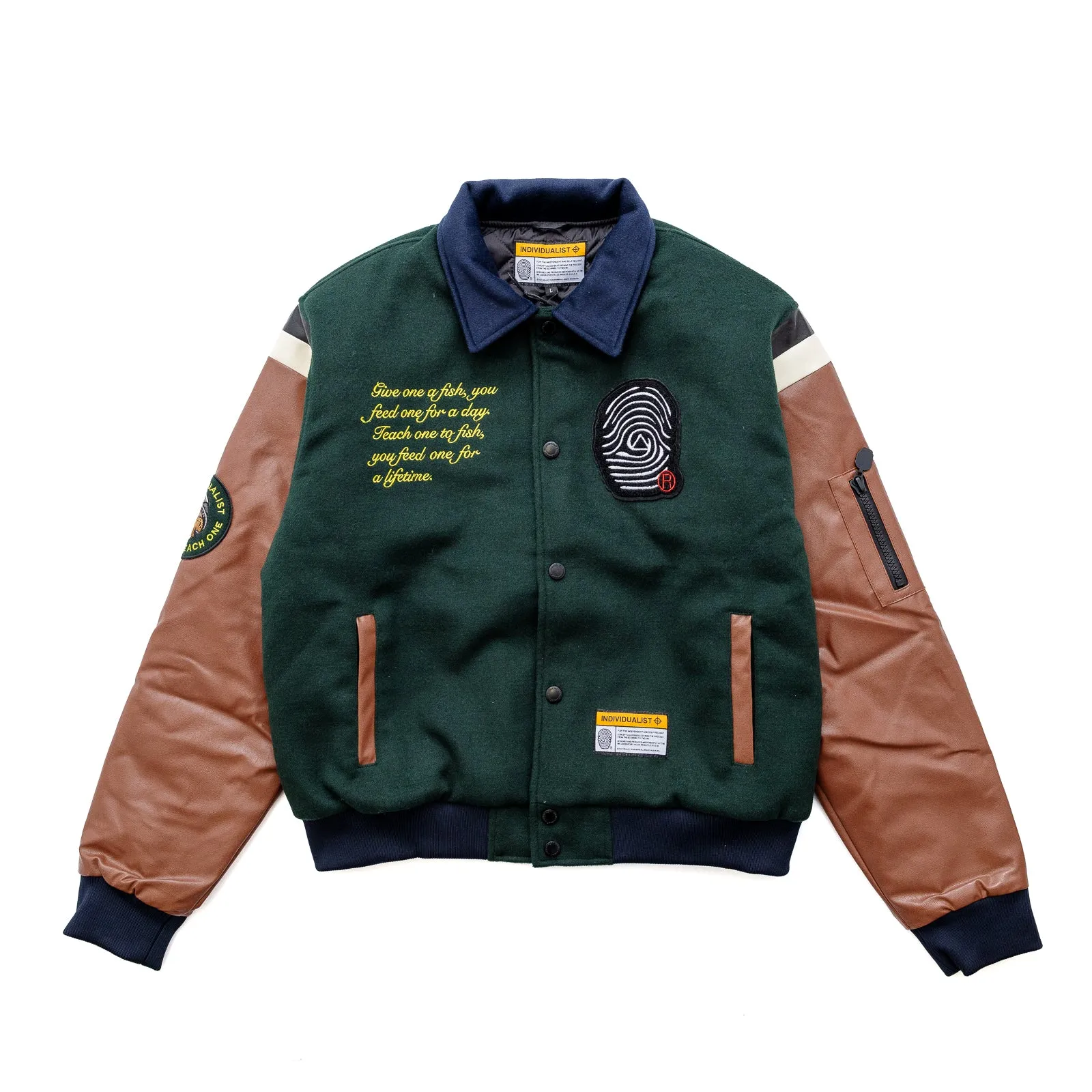 Indvlst Lab Letterman Jacket 'Multi Color'