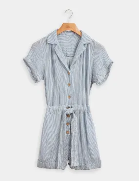 Izzy Romper in Sailing Stripe