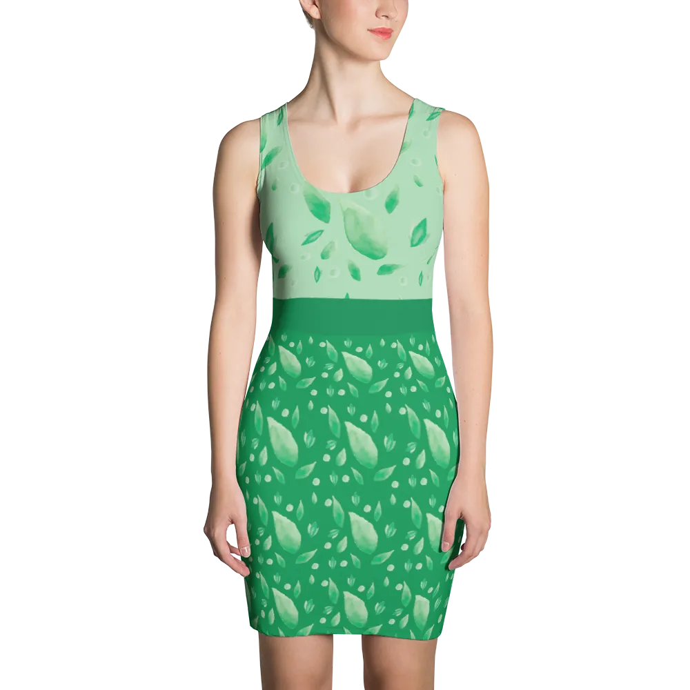 Juicy Green Bodycon Dress