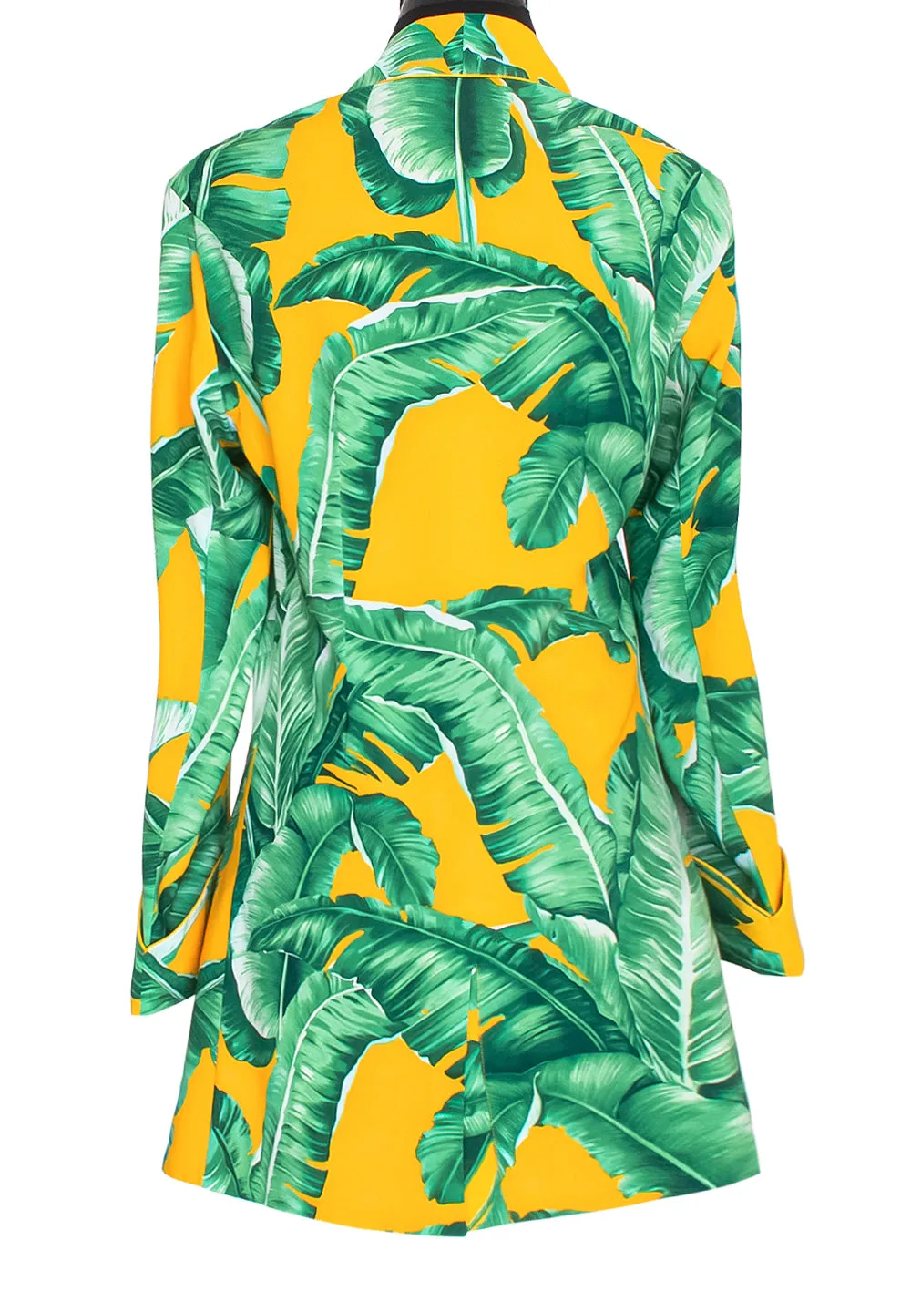 Jungle - Yellow Palm Blazer (Yellow)