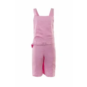 Junya Watanabe Pink Linen Short Overalls