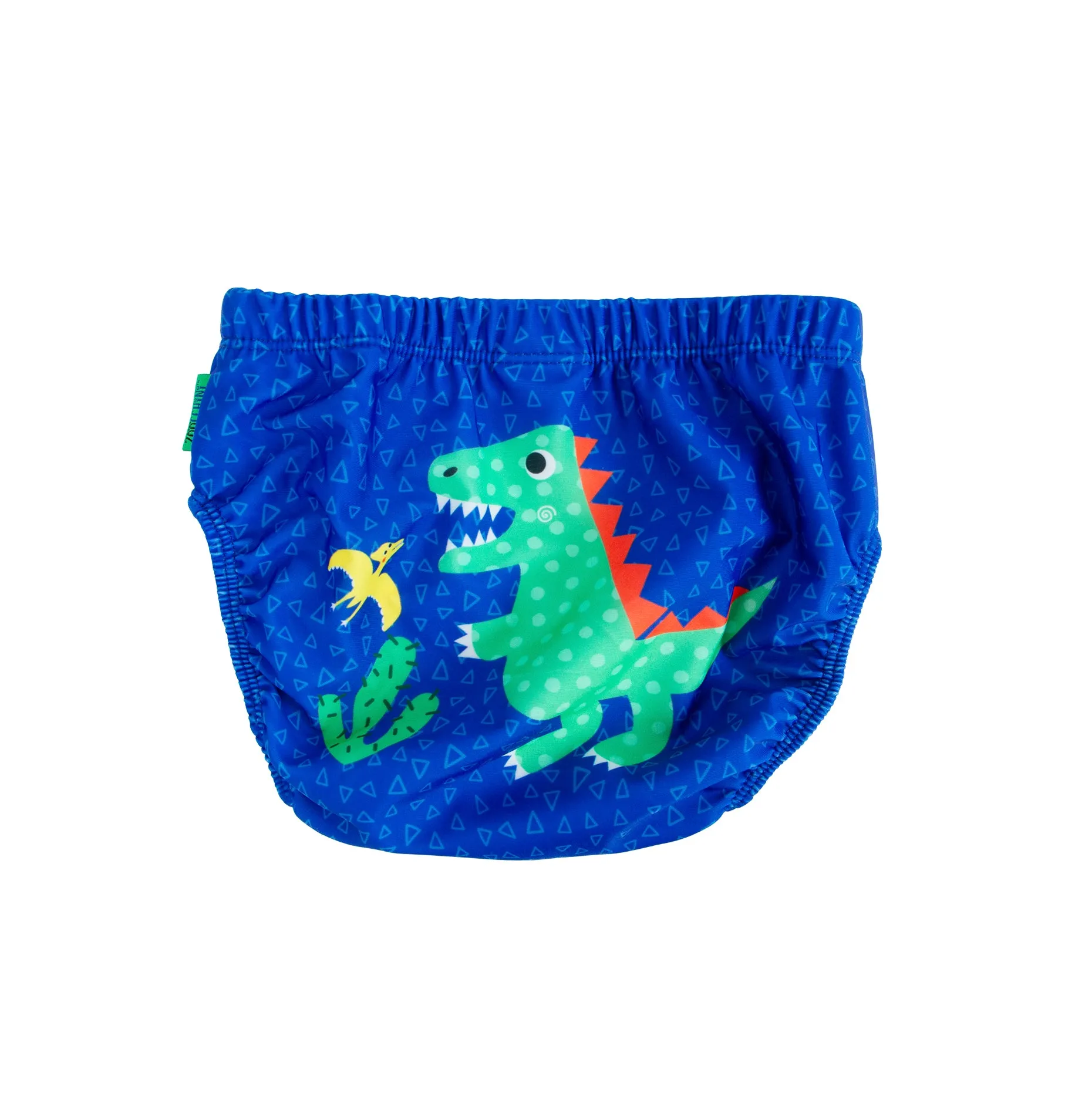 Knit Swim Diaper (2 Pc Set) - Dinosaur