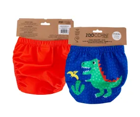 Knit Swim Diaper (2 Pc Set) - Dinosaur