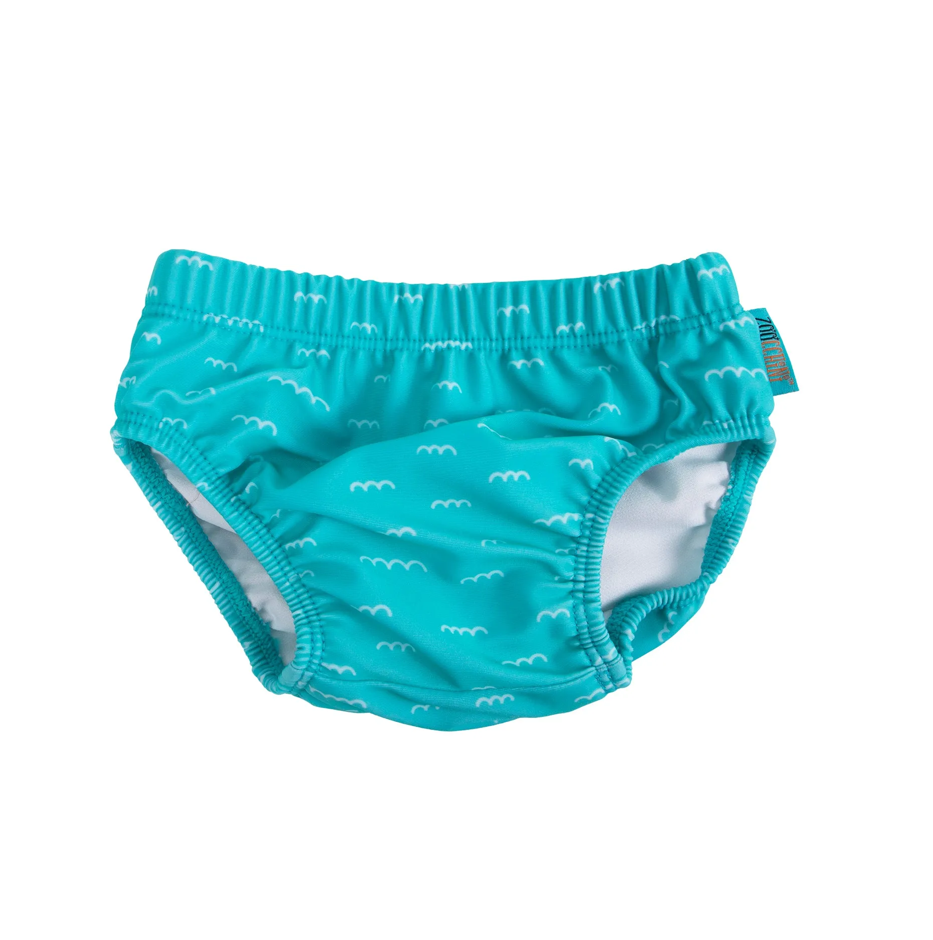 Knit Swim Diaper (2 Pc Set) - Penguin