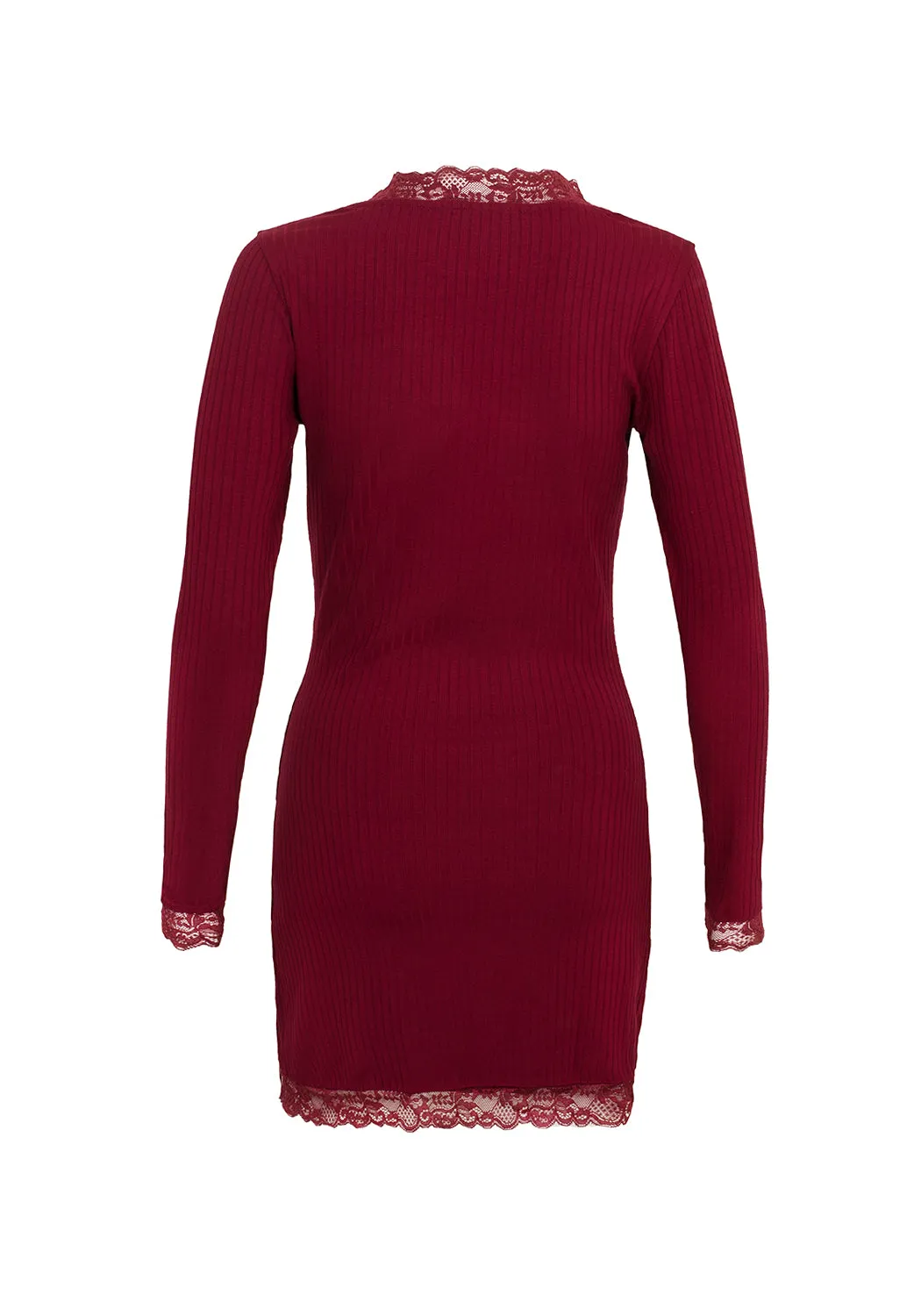 LAETITIA LACE TRIM MINI BODYCON DRESS