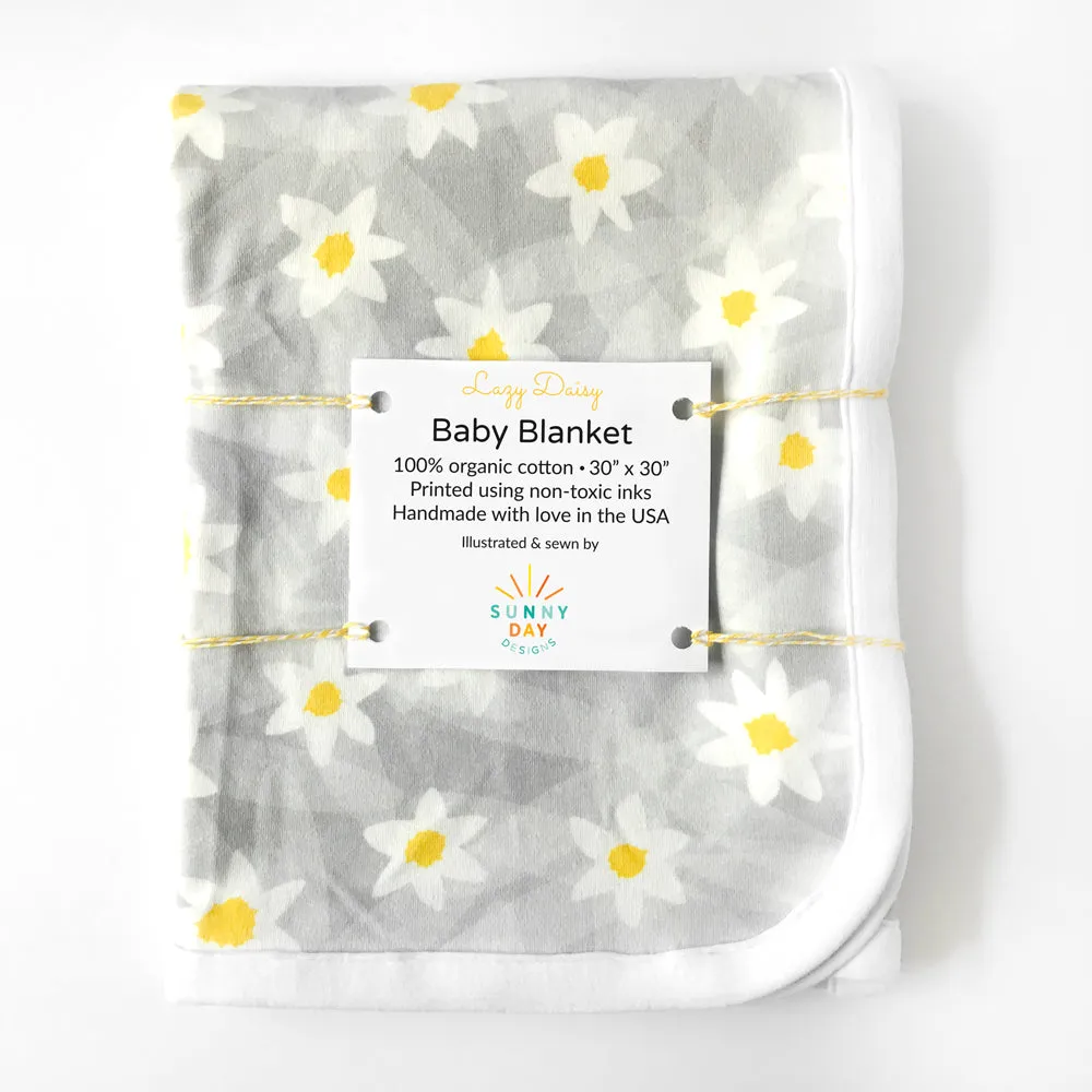 Lazy Daisy Newborn Hat & Blanket Baby Gift Set