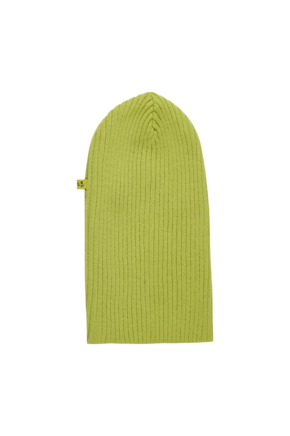 LIME MERINO KNIT BEANIE