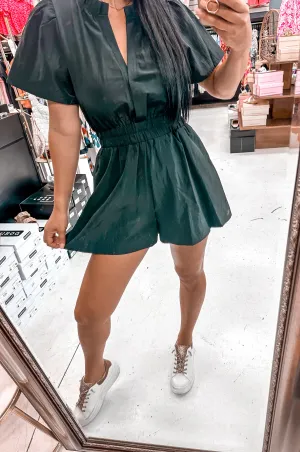 Locked In Romper Black