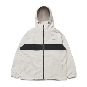 LOGO 3L HOODED JACKET CREAM