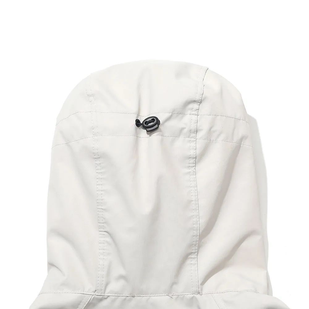 LOGO 3L HOODED JACKET CREAM