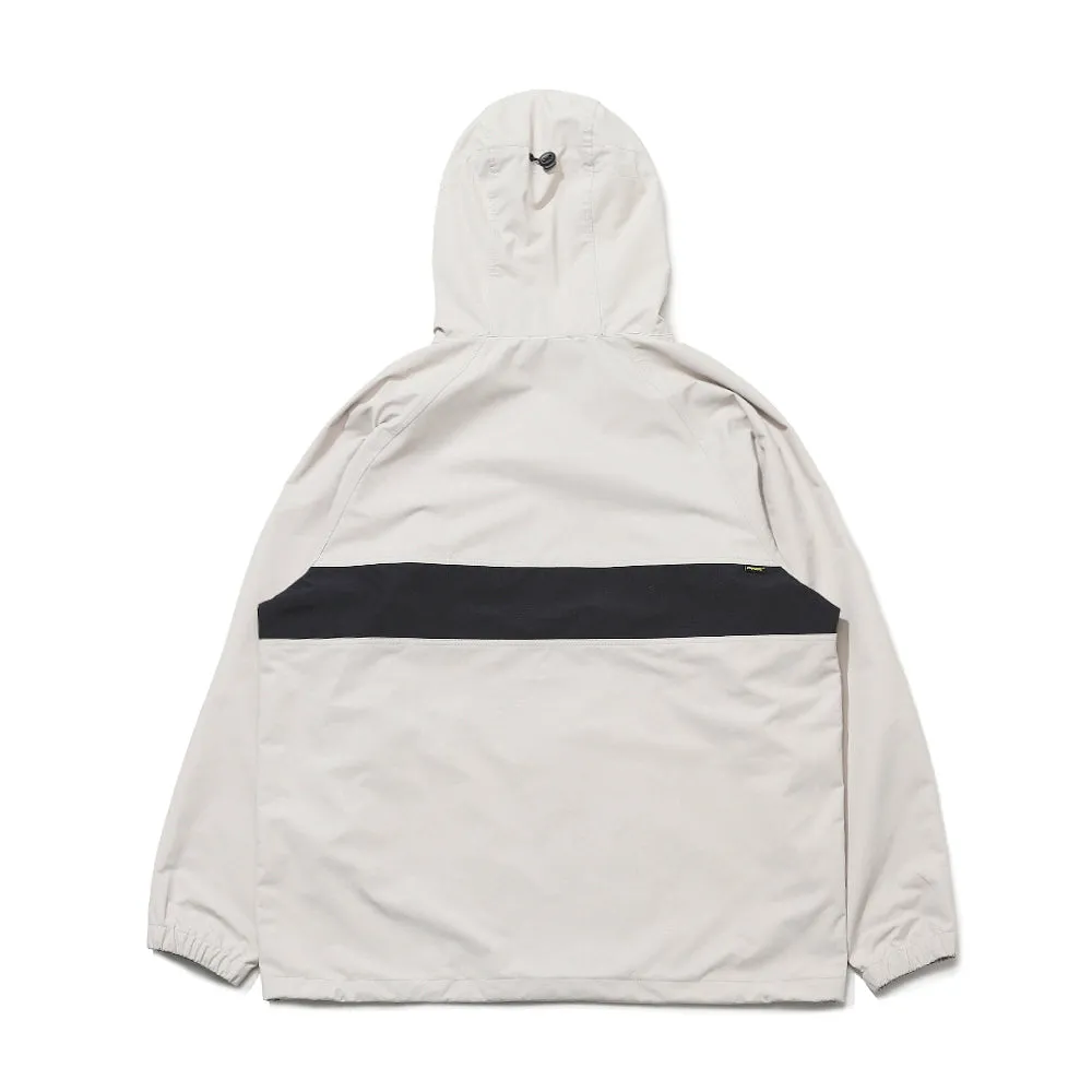 LOGO 3L HOODED JACKET CREAM