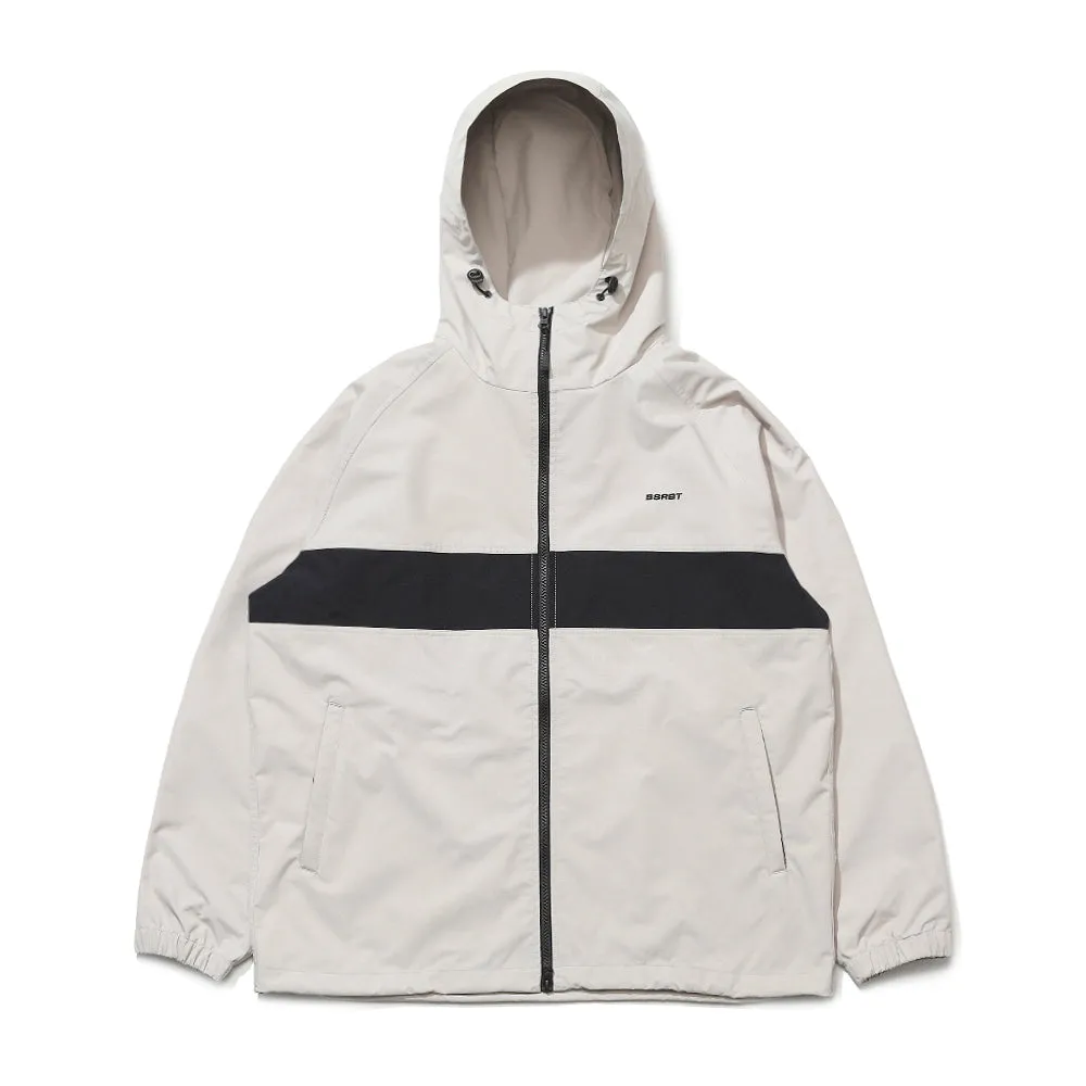 LOGO 3L HOODED JACKET CREAM