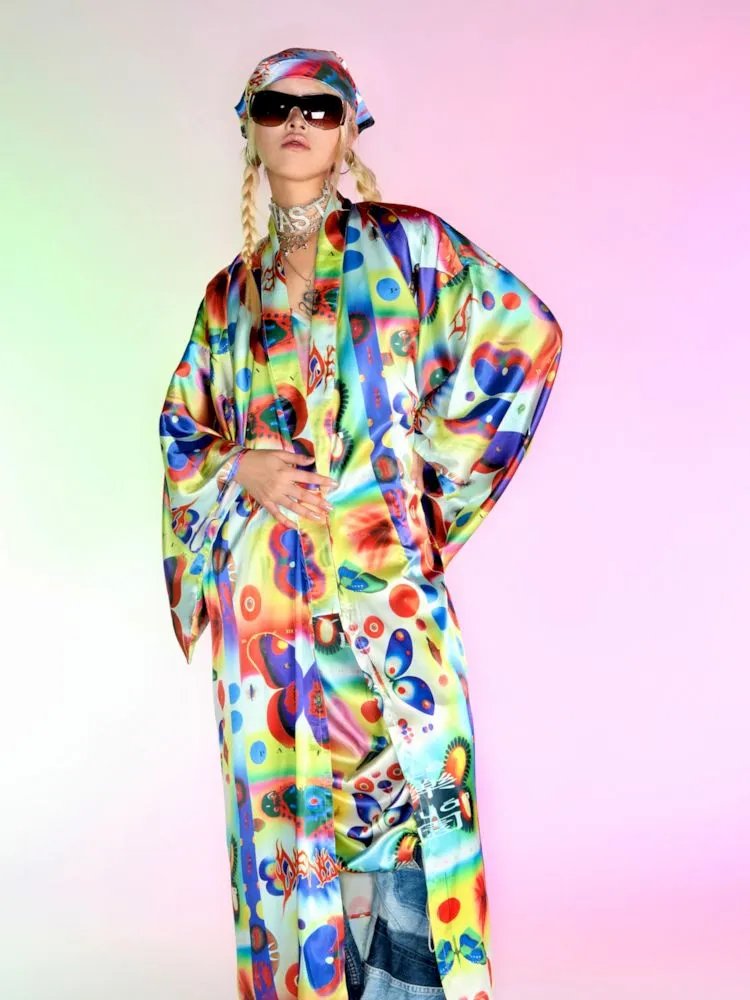 Long Kimono Cardigan Jacket【s0000007151】