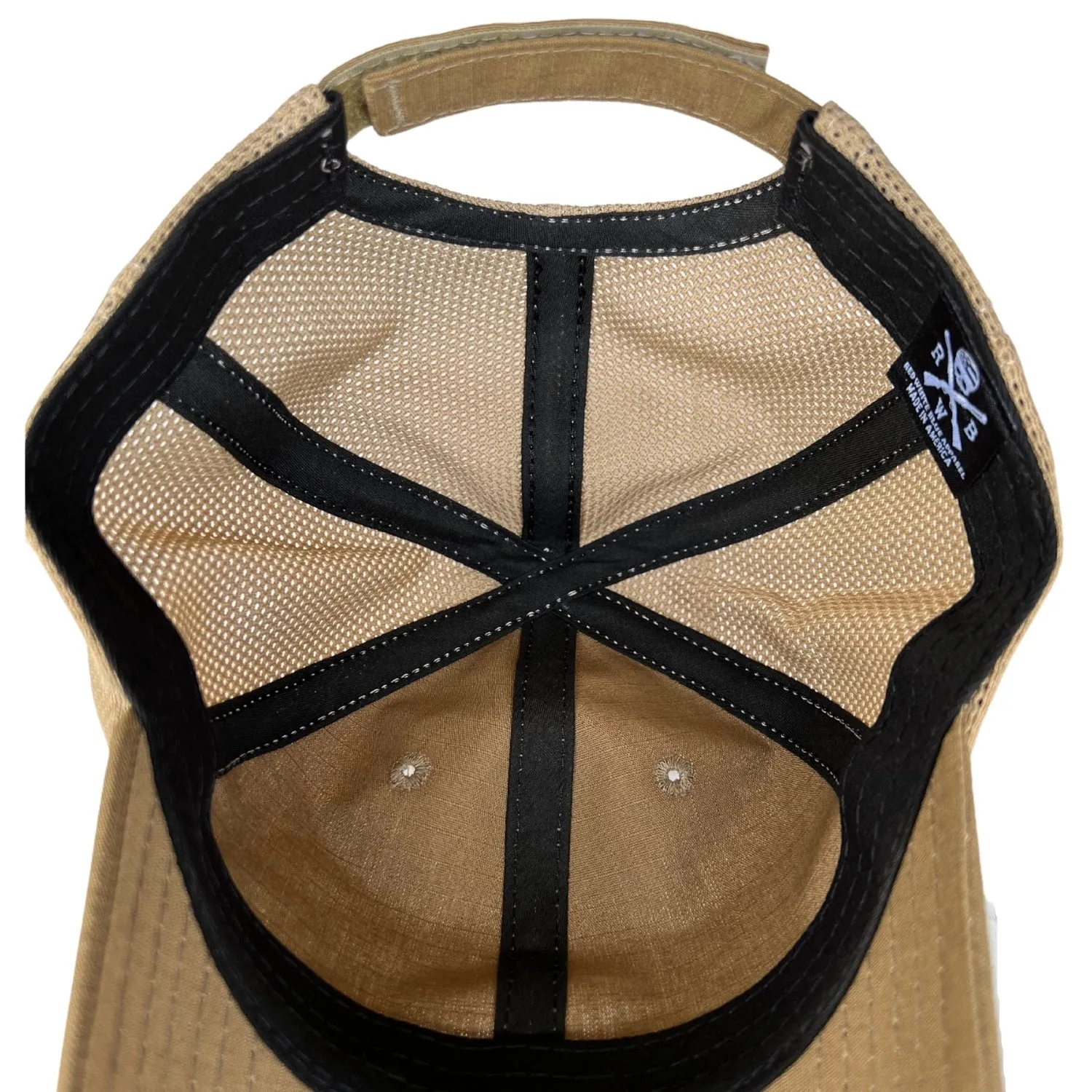 Made In USA Blank Coyote Mesh Back Range Hat