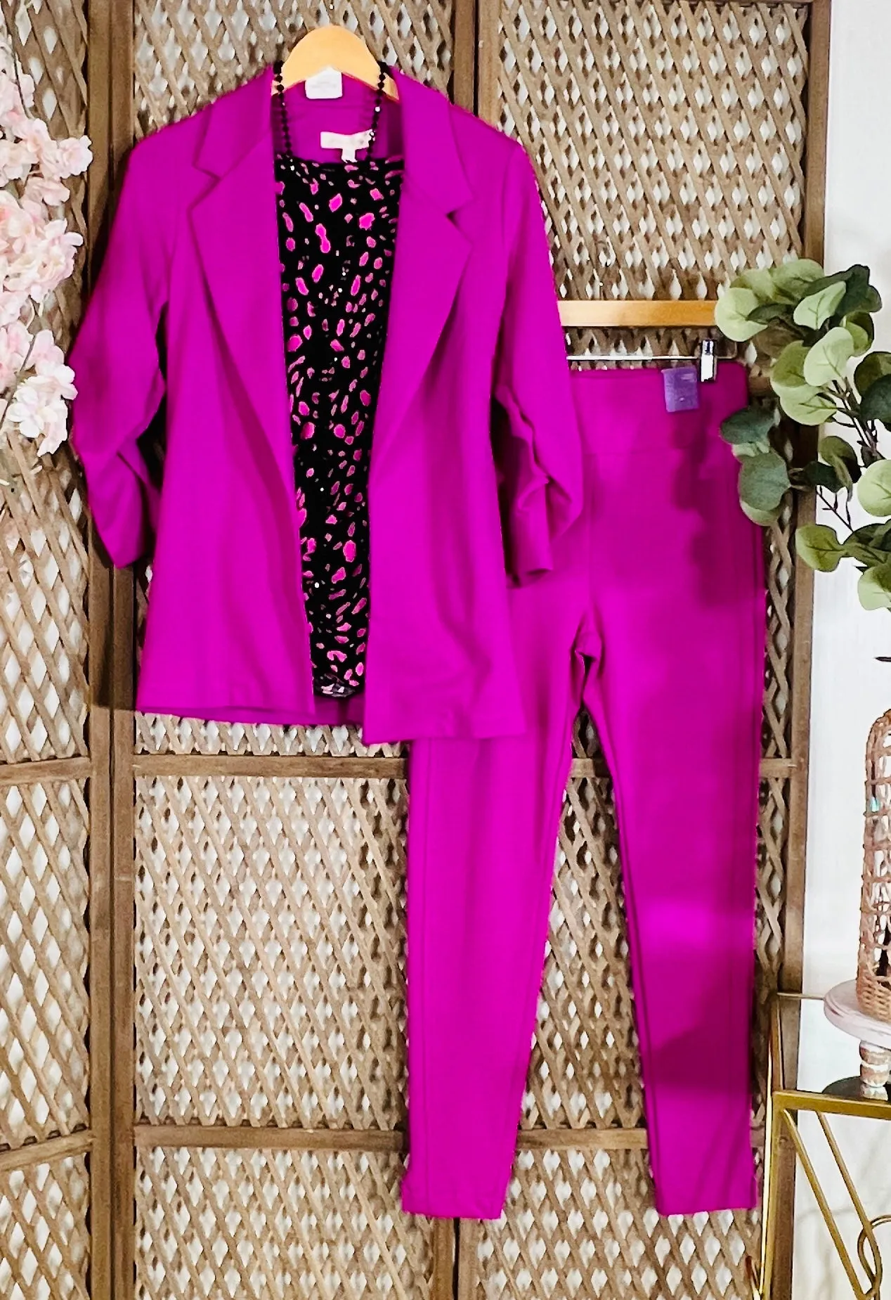 Magenta Magic Blazer