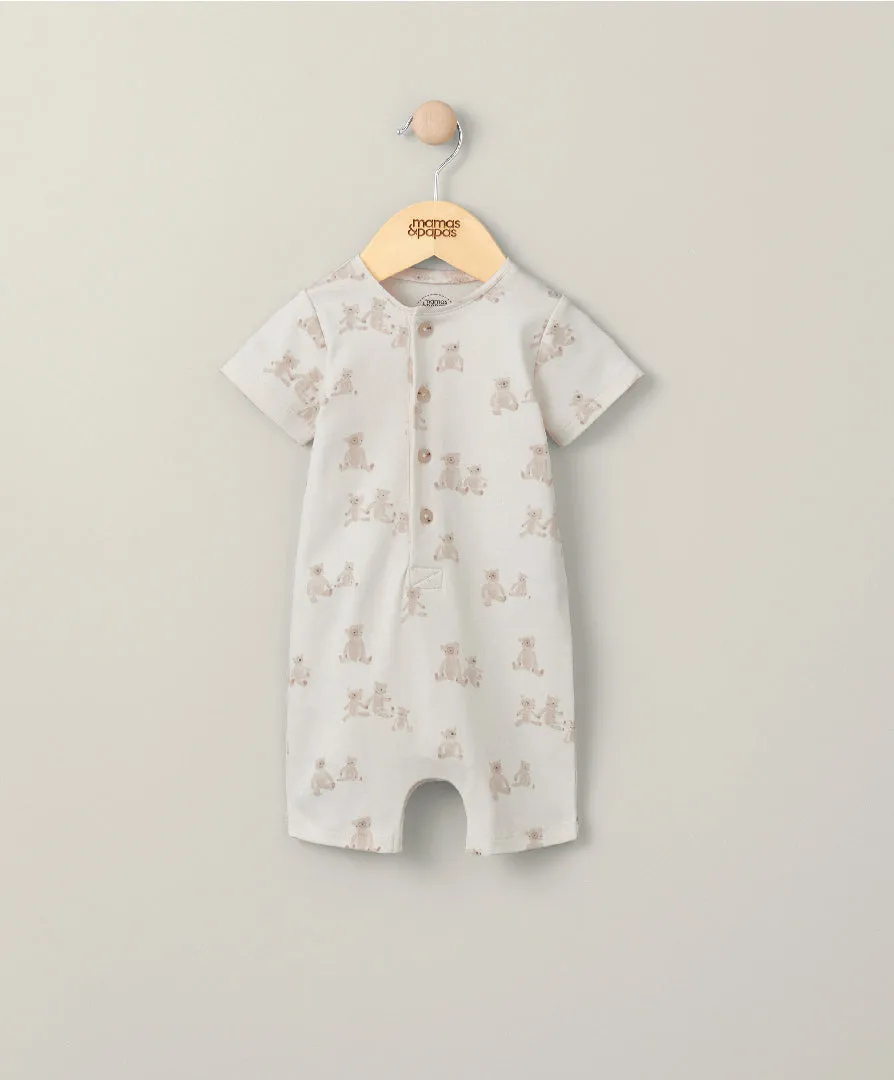 Mamas and Papas Bear Shortie Romper