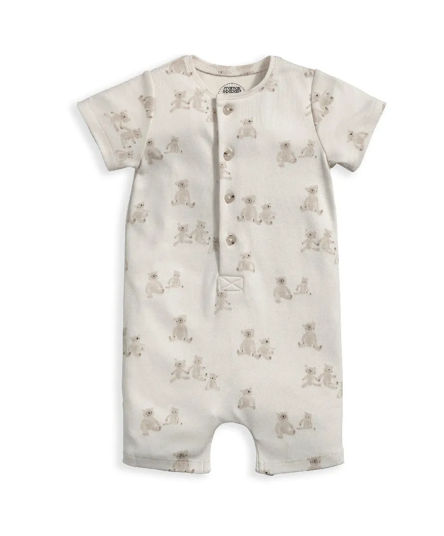 Mamas and Papas Bear Shortie Romper