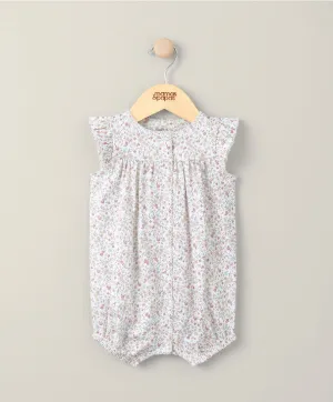 Mamas and Papas Ditsy Frill Floral Romper