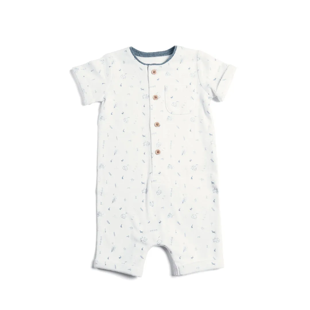 Mamas and Papas Farm Shortie Romper