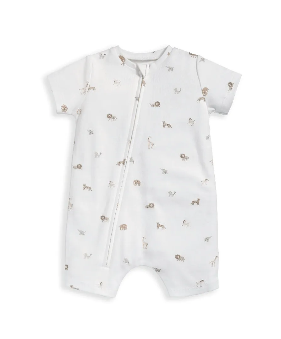 Mamas and Papas Safari Shortie Romper