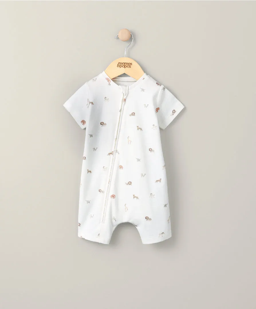 Mamas and Papas Safari Shortie Romper