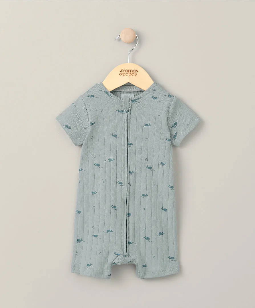 Mamas and Papas Whale Romper