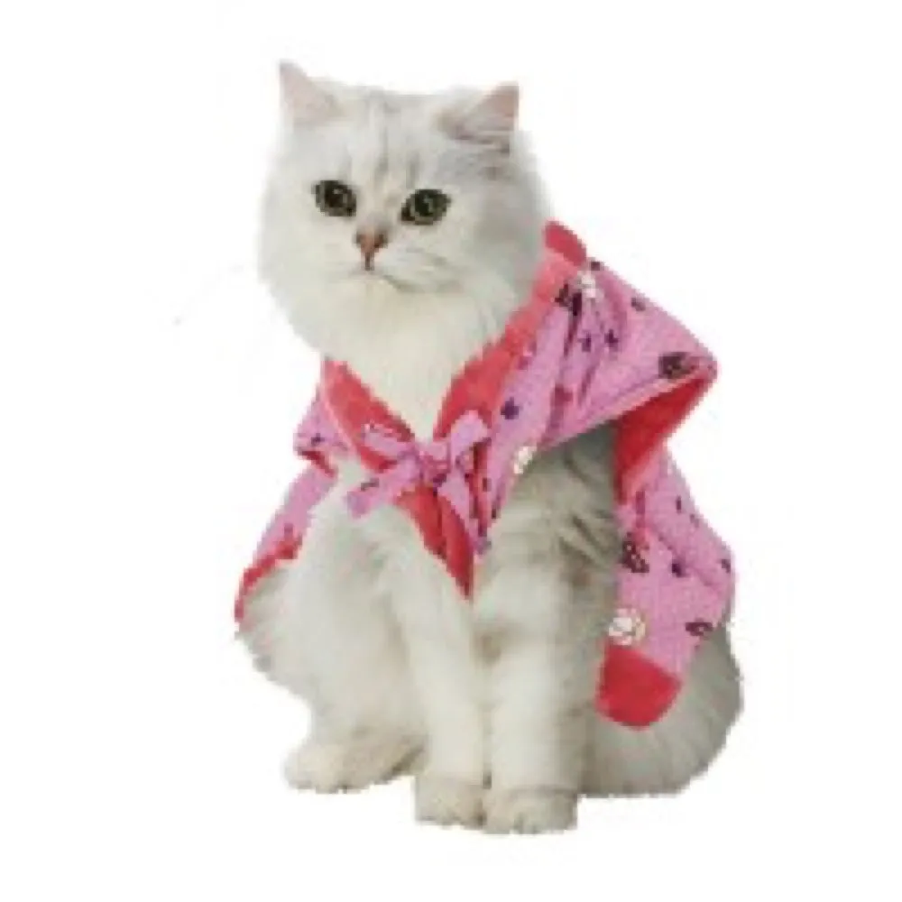 Marukan Far Infrared Wadded Kitty Layer Cat Kimono