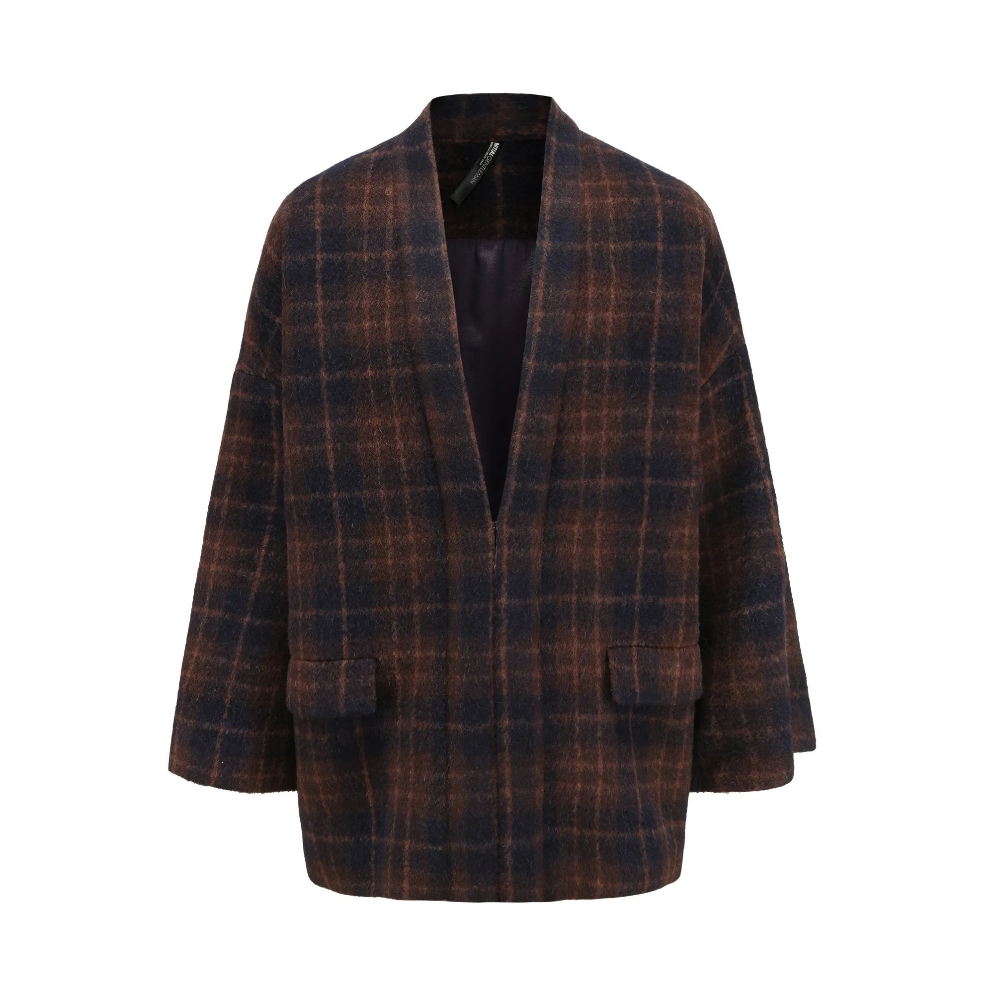 Men Kimono Jacket - Checkered