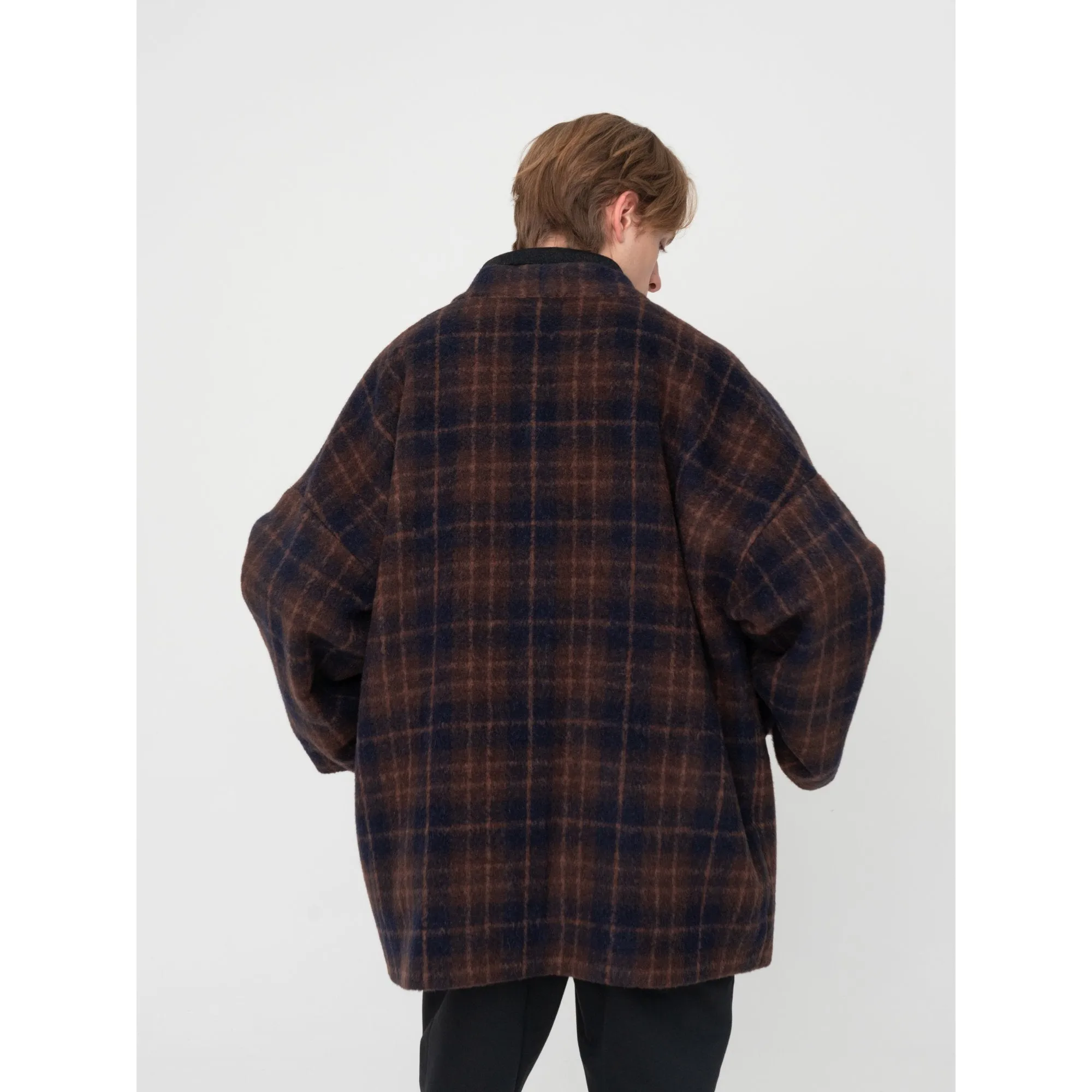 Men Kimono Jacket - Checkered