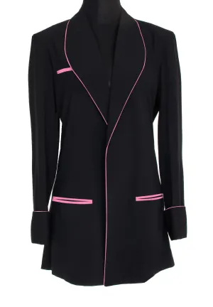 Monochrome - Black Blazer (Neon Pink)