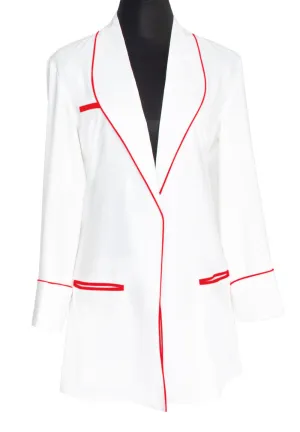 Monochrome - White Blazer (Red)