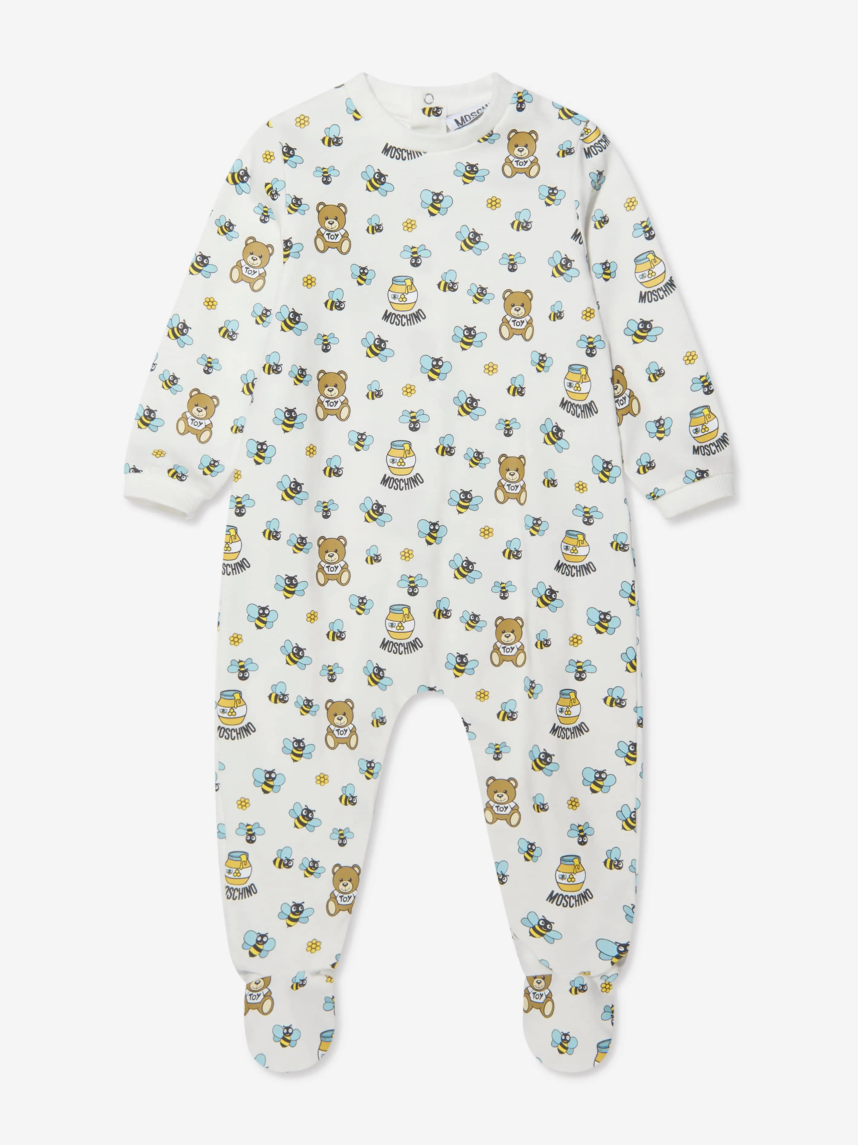 Moschino Baby Boys Romper And Babygrow Set in White