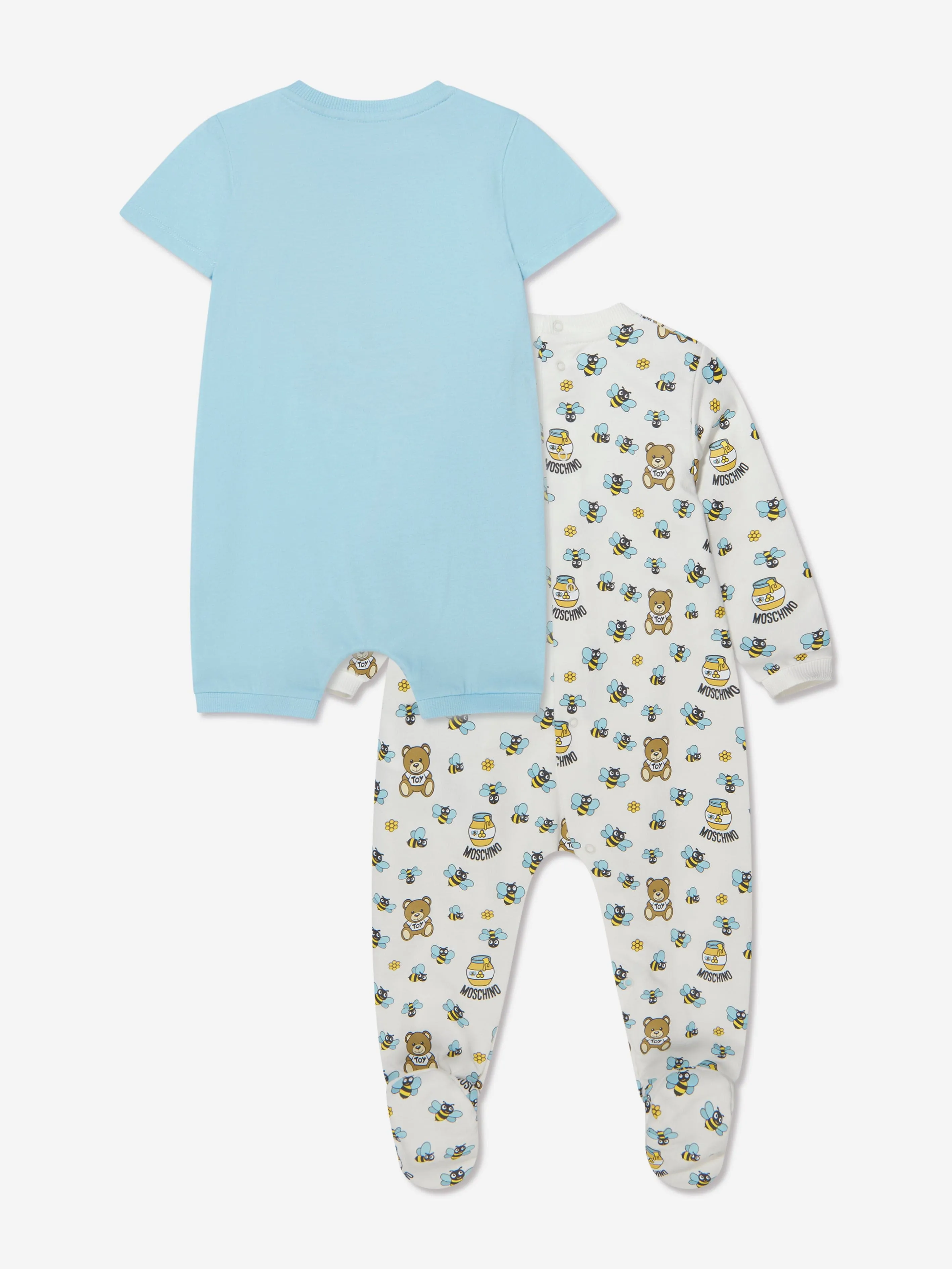 Moschino Baby Boys Romper And Babygrow Set in White