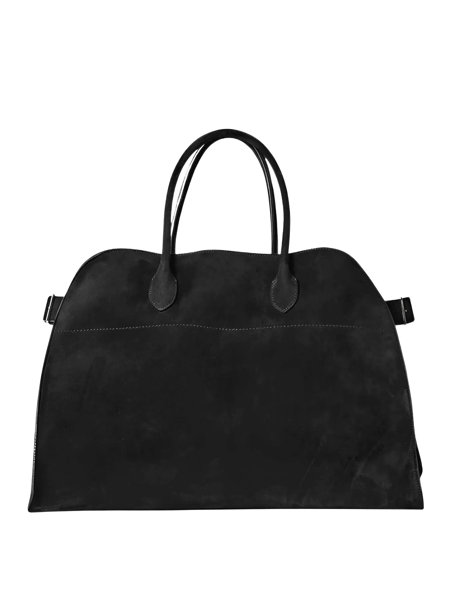 Natural Suede Handbag Women's Nubuck Cow Leather Large Capacity Commuter Tote Bag