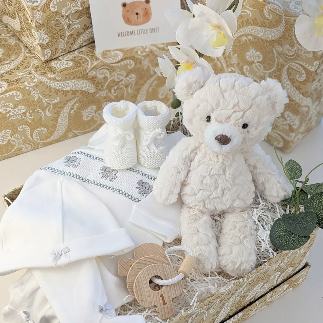 New Baby Gifts Box Little Elephant & Bumbles Bear