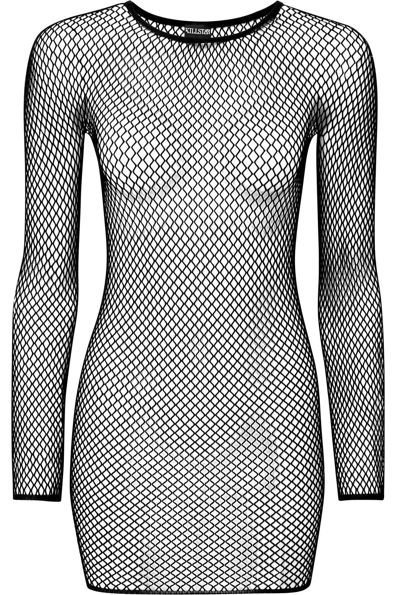 Nicole Fishnet Bodycon Dress [B]