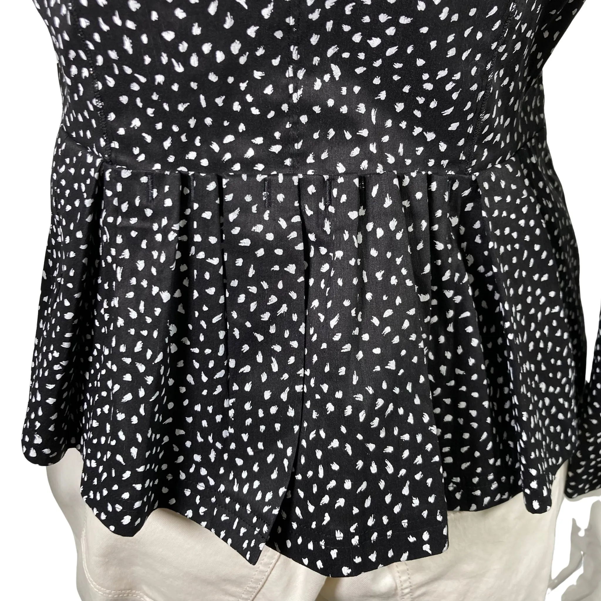 Nina Ricci White Polka Dot Blazer