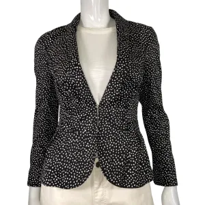 Nina Ricci White Polka Dot Blazer