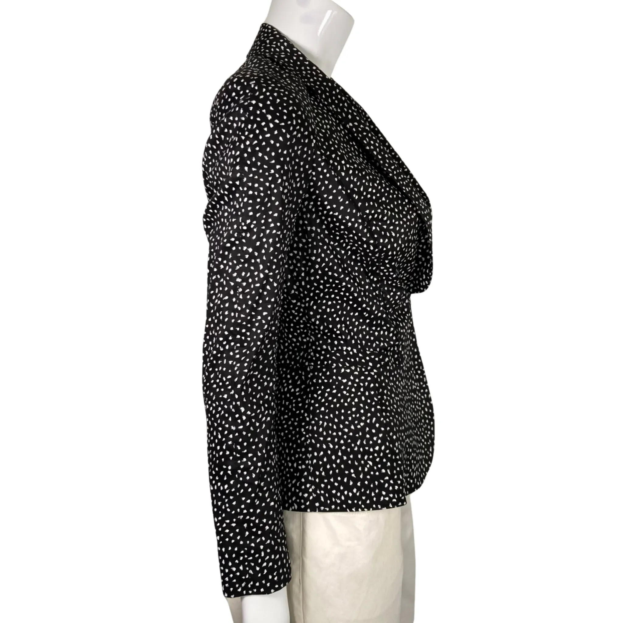 Nina Ricci White Polka Dot Blazer