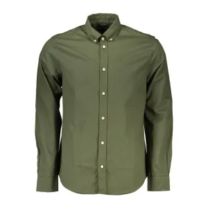 North Sails Green Cotton Men Shirt