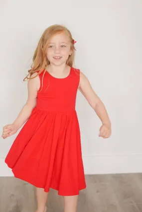 Ollie Jay Tank Twirl in  Scarlet