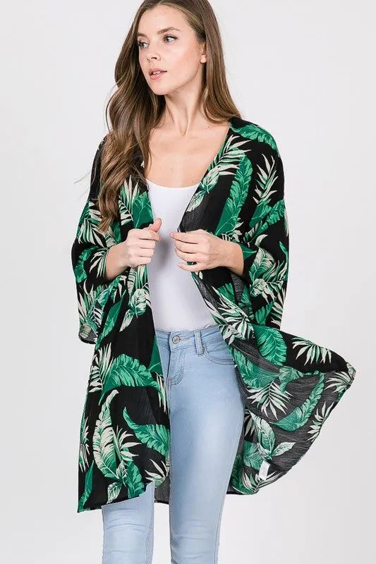 Oversized Tropical Kimono