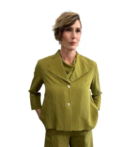 Palazzo Jacket Avocado two Buttons