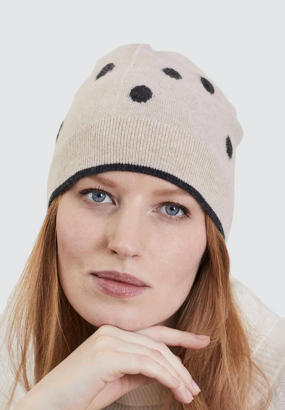 Plain Knit Hat | Birch/Flannel