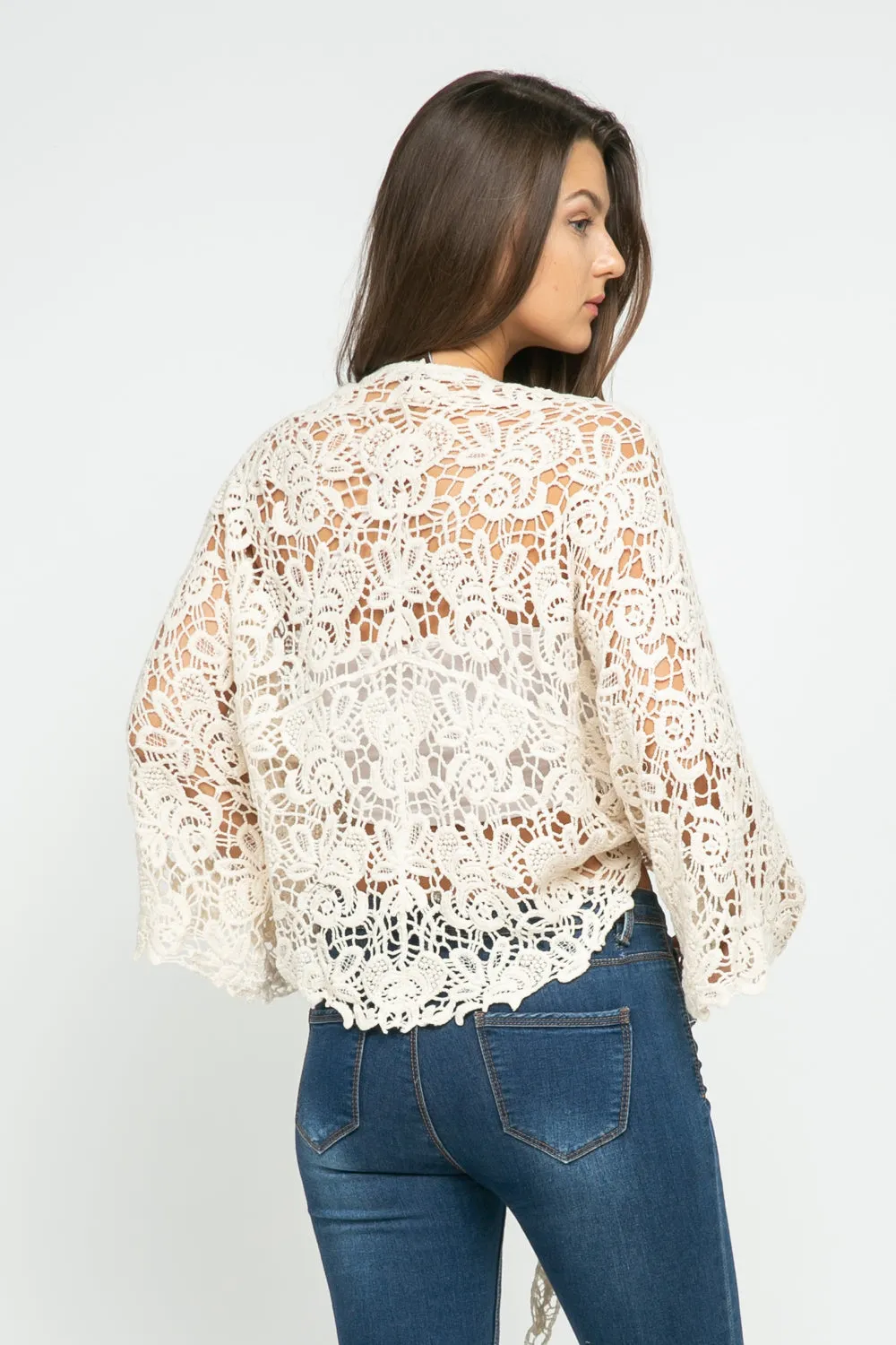 RAJ TALITA FLORAL WRAP KIMONO