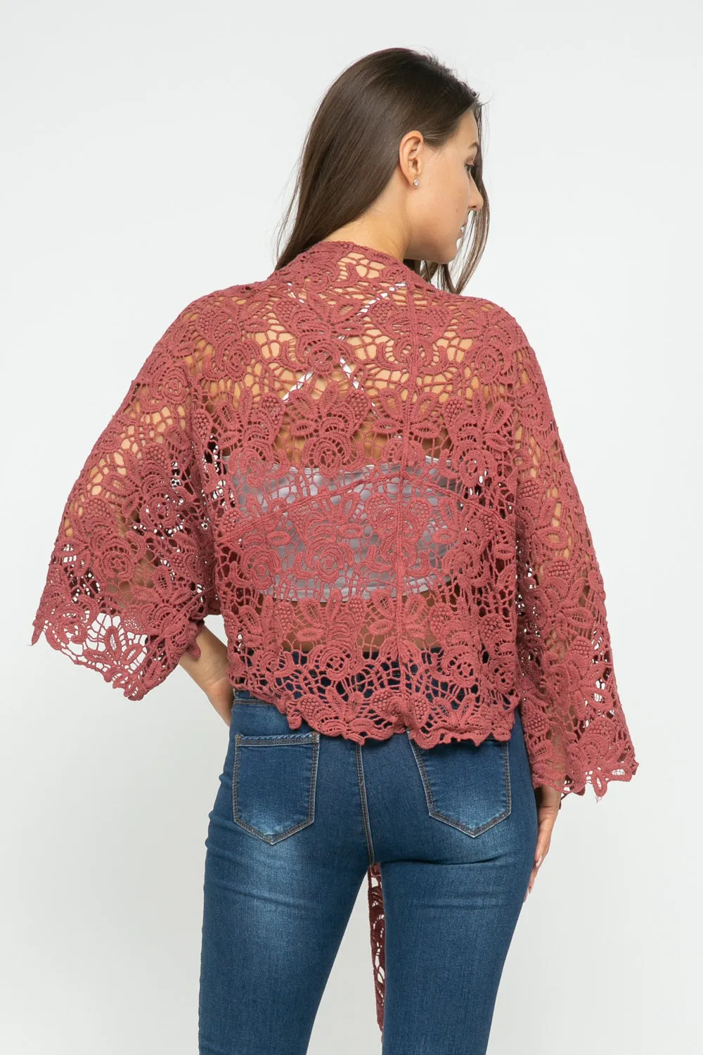 RAJ TALITA FLORAL WRAP KIMONO