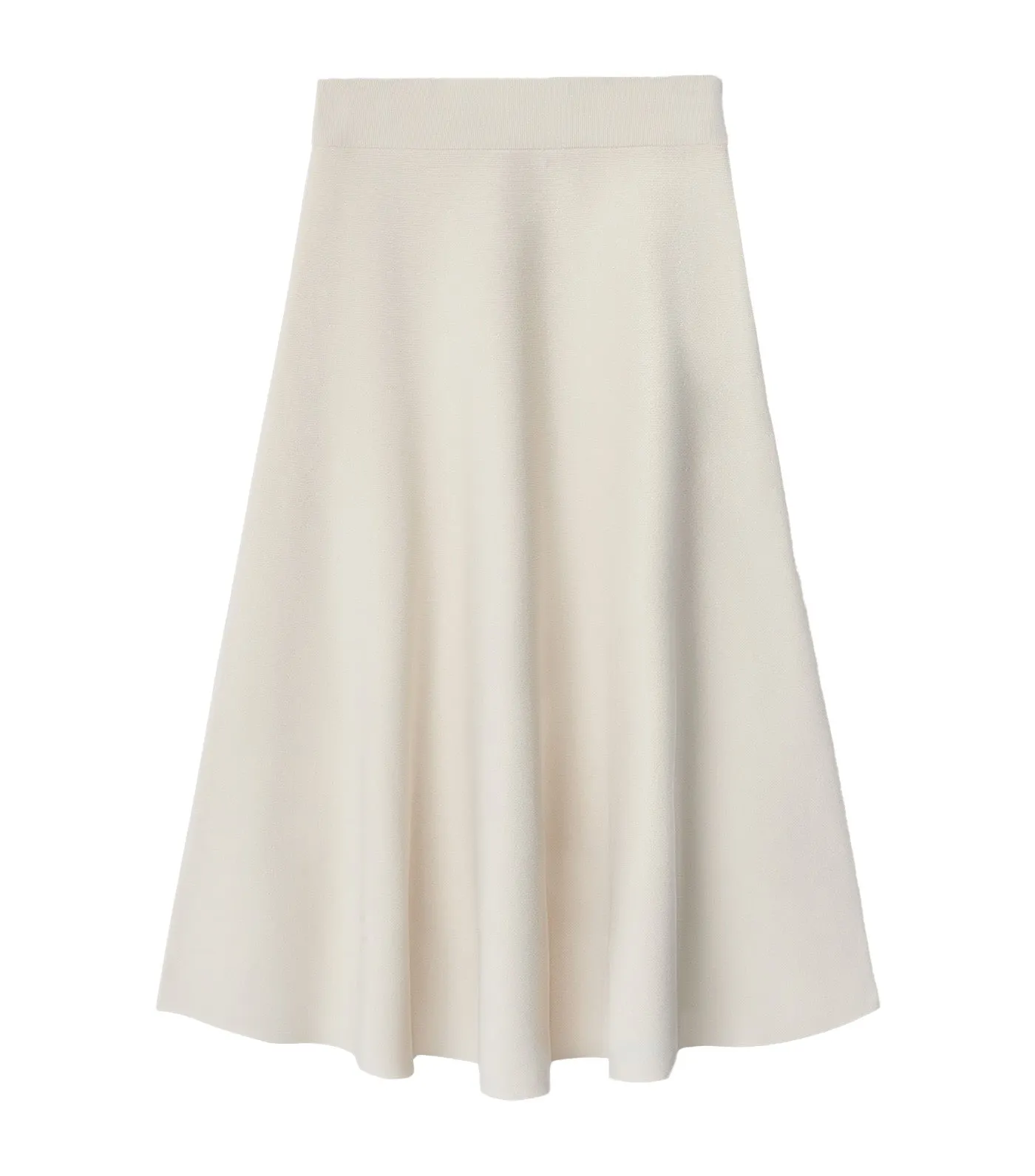 Recycled Nylon Midi A-Line Skirt