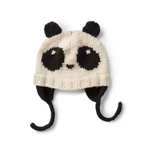 Red Heart Kids Knit Panda Hat